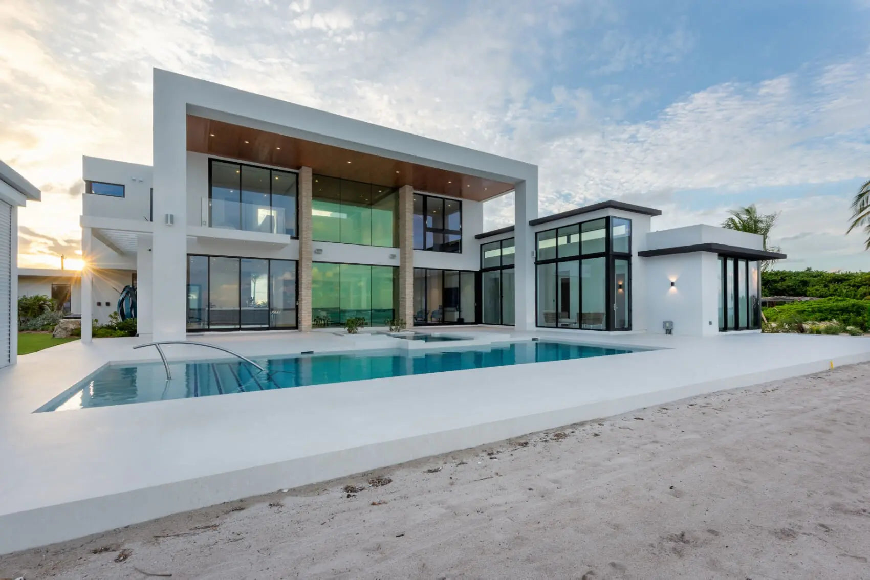 Modern home with serene design